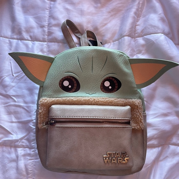 NWT Disney Star Wars Mini Grogu Backpack - Picture 1 of 3